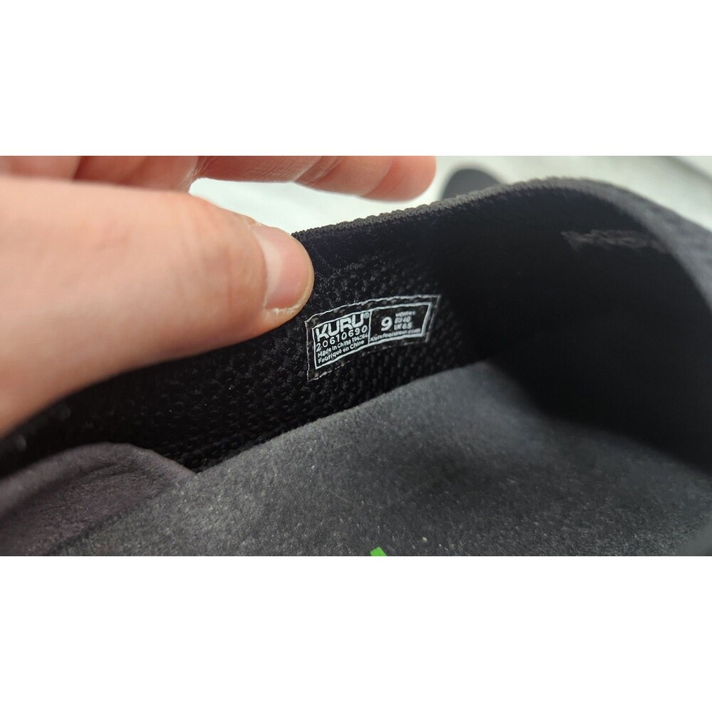 Kuru Stride Women's Size 9 Black Slip On Shoes‎ - Picture 9 of 10